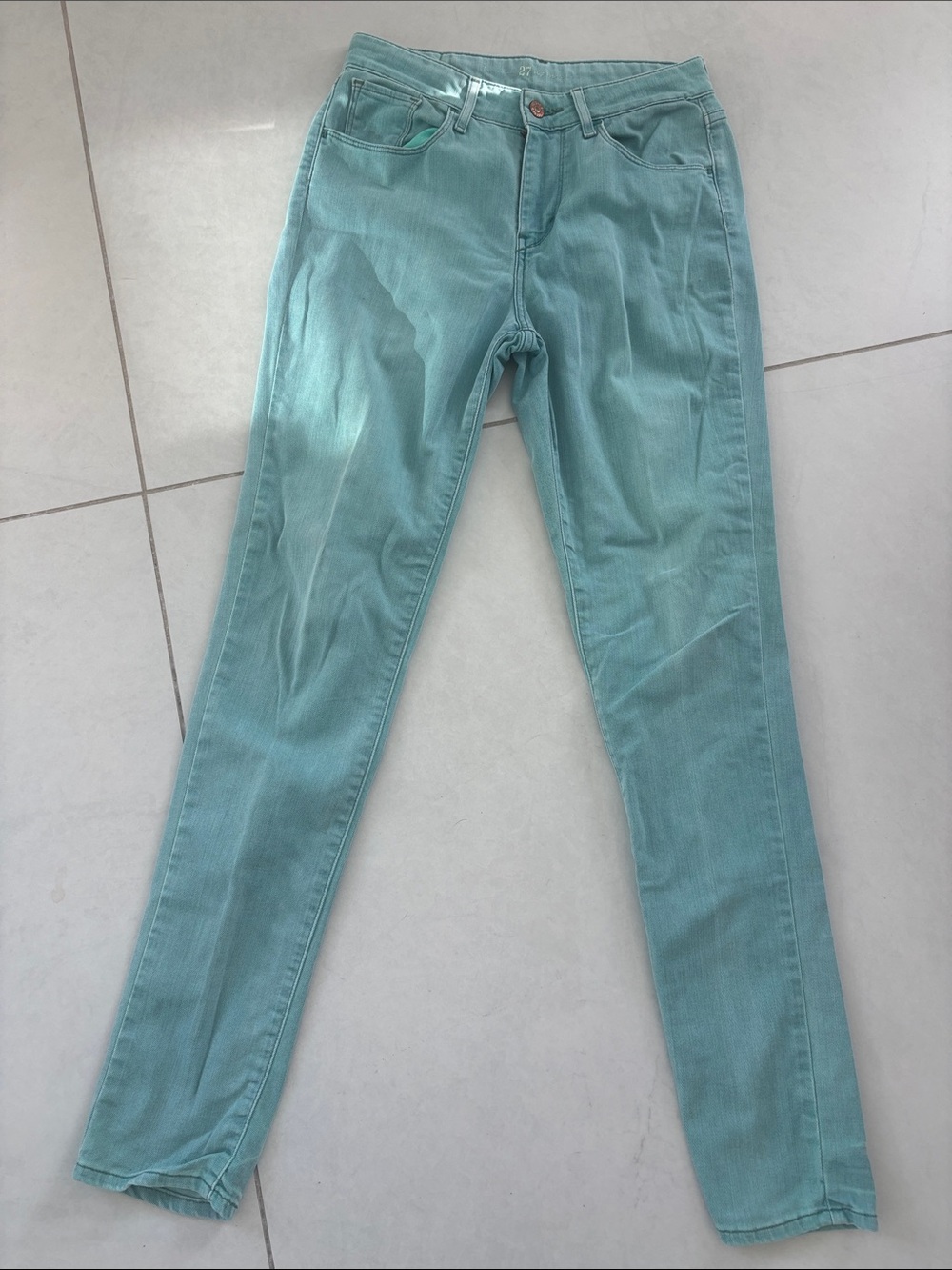 Levi's Skinny Jeans in Mint Teal
